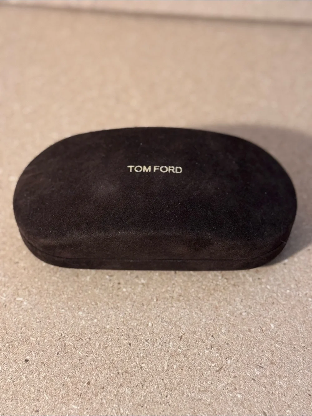 Tom Ford Black Oversized Square Optical Glasses